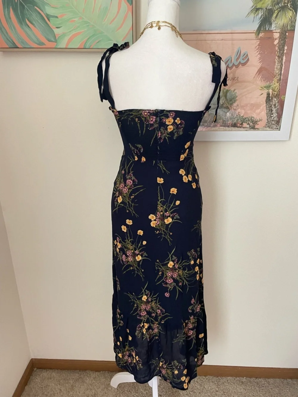 ✨ REFORMATION NIKITA MIDI DRESS – MADEMOISELLE PRINT ✨ - Picture 7 of 8